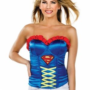 DC Comics Supergirl Corset Costume NWT SIZE MEDIUM
